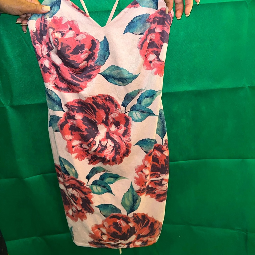 Floral mini dress